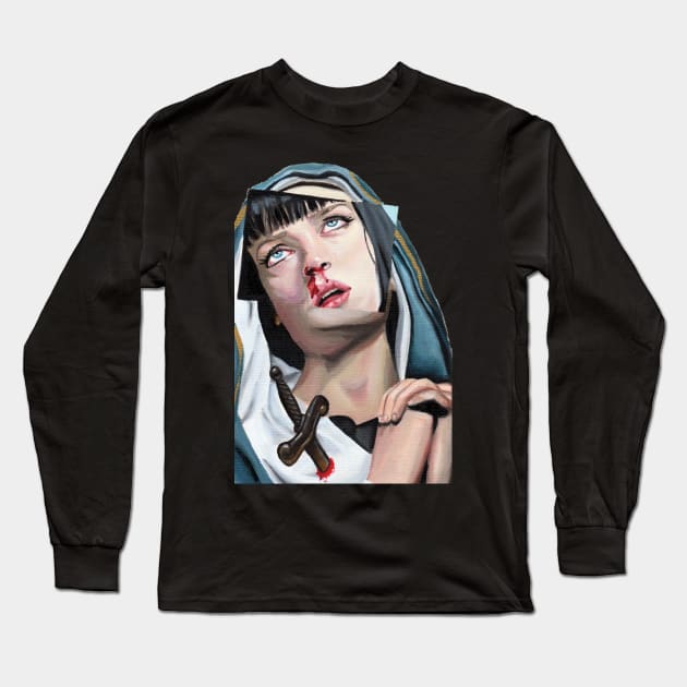 Pulp Fiction Long Sleeve T-Shirt by Mercmichelle